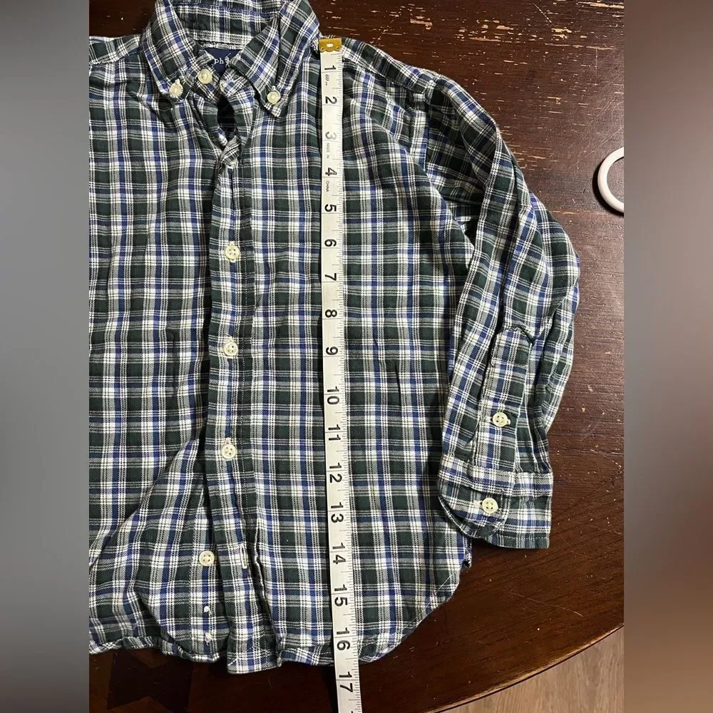 Ralph Lauren Boys Plaid Shirt Sz 4 / 4T